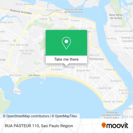 RUA PASTEUR  110 map