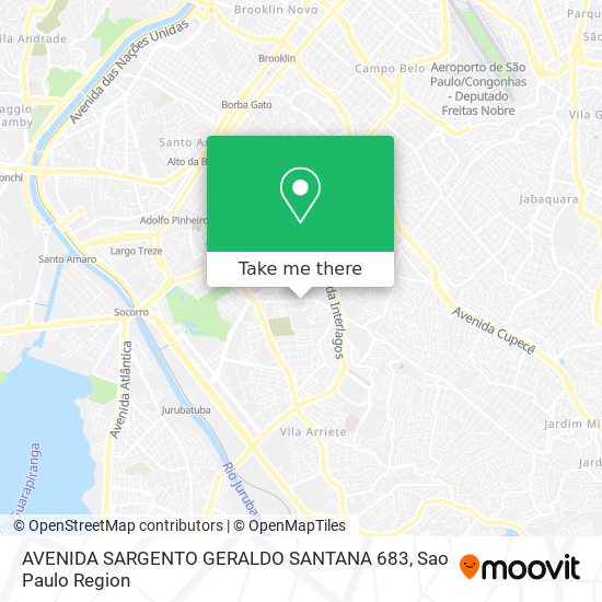 AVENIDA SARGENTO GERALDO SANTANA  683 map