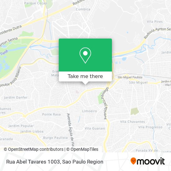 Mapa Rua Abel Tavares 1003