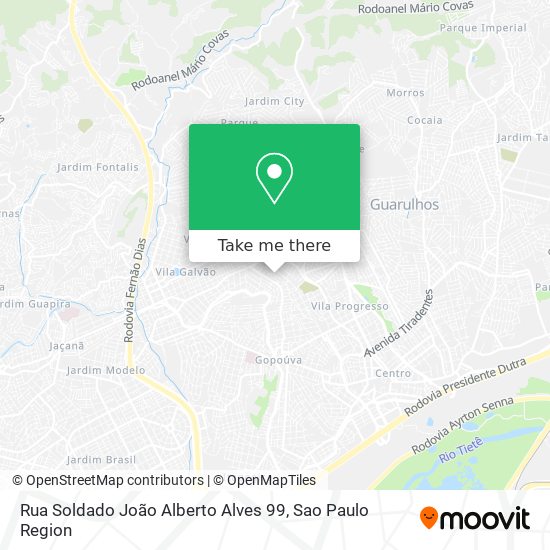 Rua Soldado João Alberto Alves 99 map