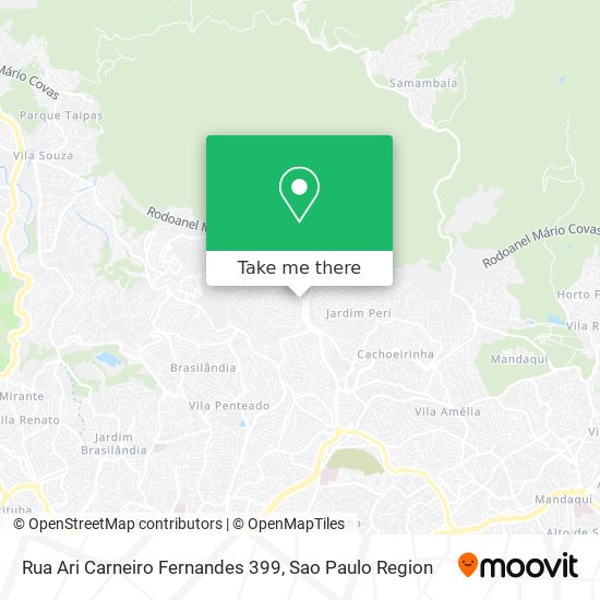 Rua Ari Carneiro Fernandes 399 map