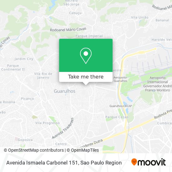 Mapa Avenida Ismaela Carbonel 151