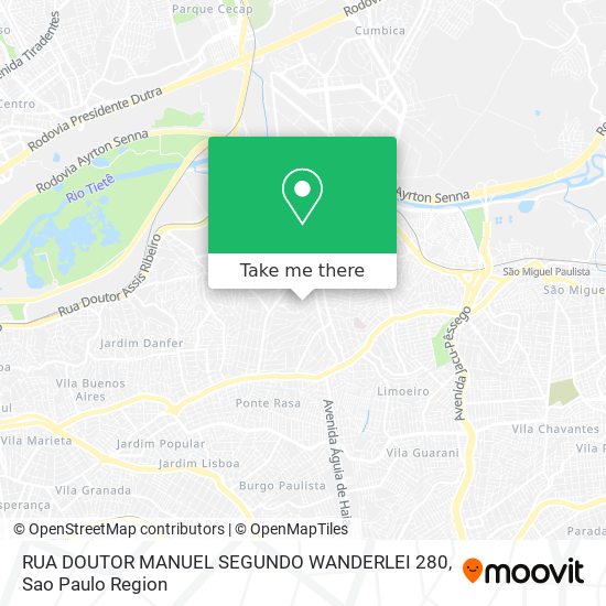 RUA DOUTOR MANUEL SEGUNDO WANDERLEI 280 map