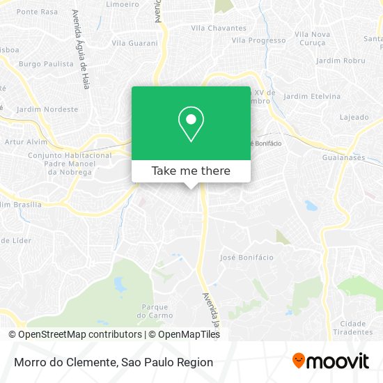 Morro do Clemente map