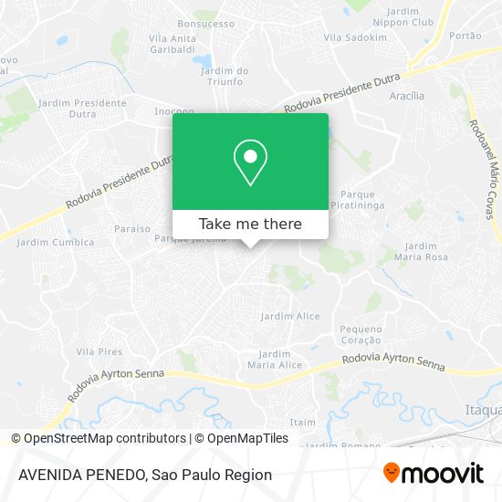 Mapa AVENIDA PENEDO