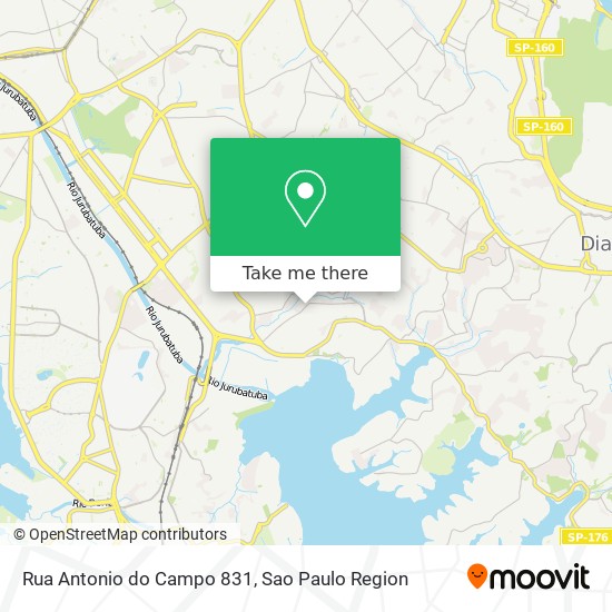 Rua Antonio do Campo  831 map