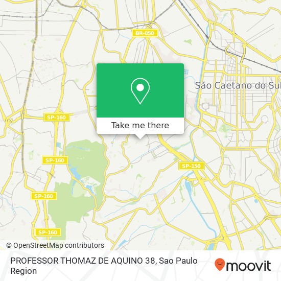 PROFESSOR THOMAZ DE AQUINO 38 map