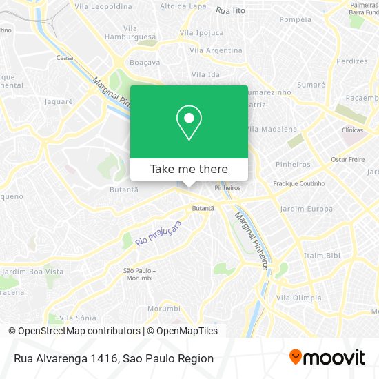 Rua Alvarenga 1416 map