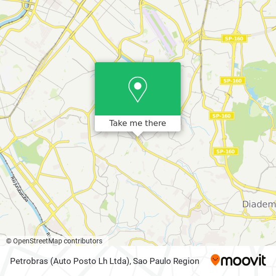 Petrobras (Auto Posto Lh Ltda) map