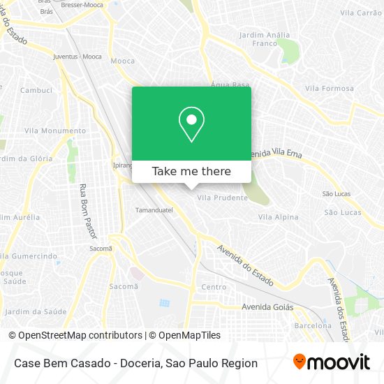 Mapa Case Bem Casado - Doceria