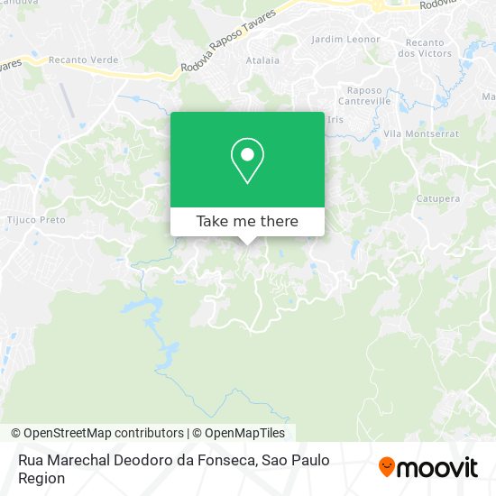 Rua Marechal Deodoro da Fonseca map