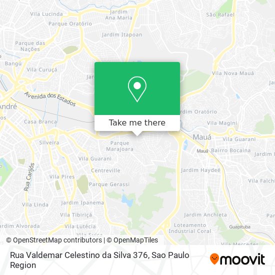 Rua Valdemar Celestino da Silva 376 map