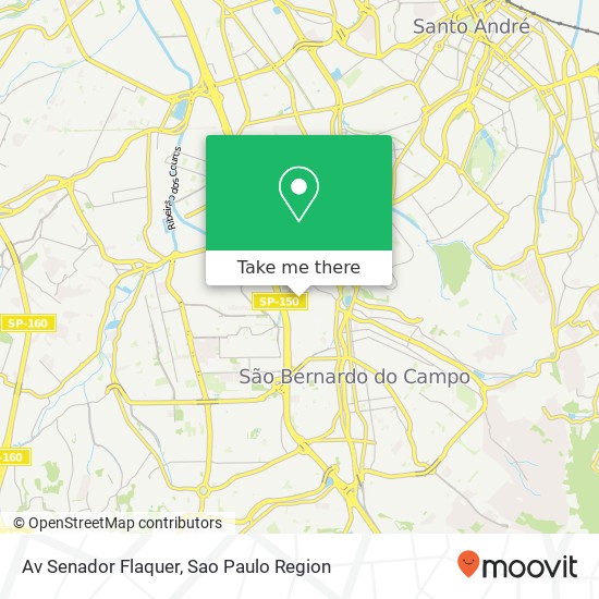 Av Senador Flaquer map