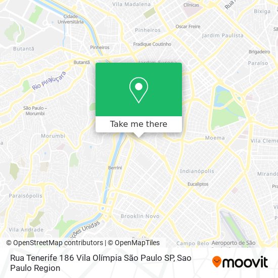 Rua Tenerife  186   Vila Olímpia   São Paulo   SP map