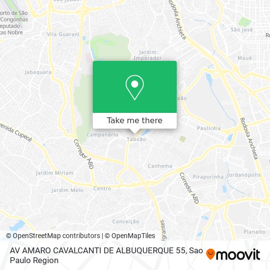 AV AMARO CAVALCANTI DE ALBUQUERQUE 55 map