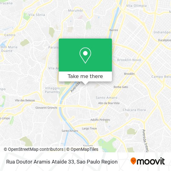 Rua Doutor Aramis Ataíde 33 map