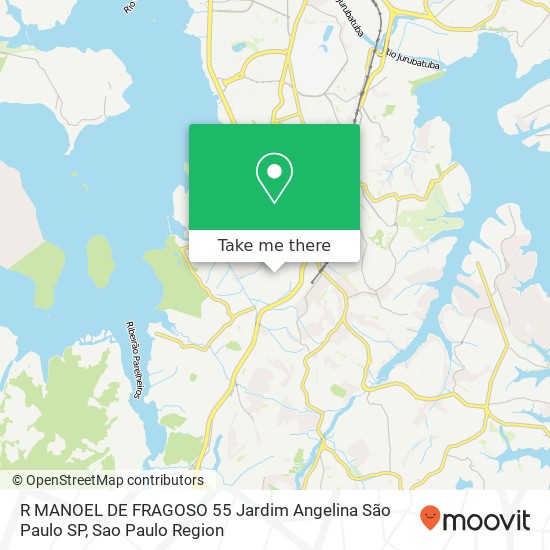 R MANOEL DE FRAGOSO  55   Jardim Angelina   São Paulo   SP map