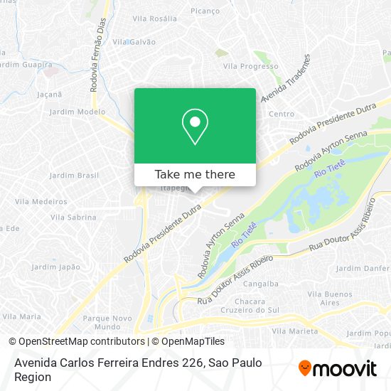 Mapa Avenida Carlos Ferreira Endres 226