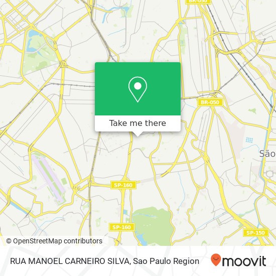 Mapa RUA MANOEL CARNEIRO SILVA