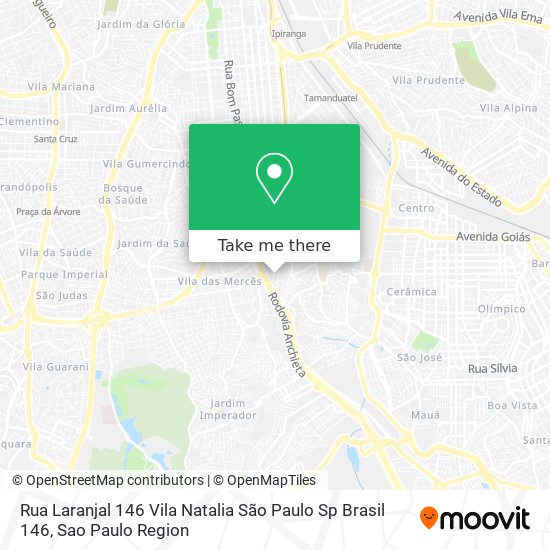 Mapa Rua Laranjal  146   Vila Natalia  São Paulo   Sp  Brasil 146