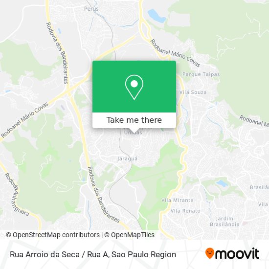 Rua Arroio da Seca / Rua A map