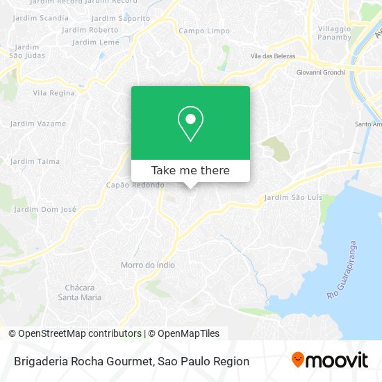 Brigaderia Rocha Gourmet map