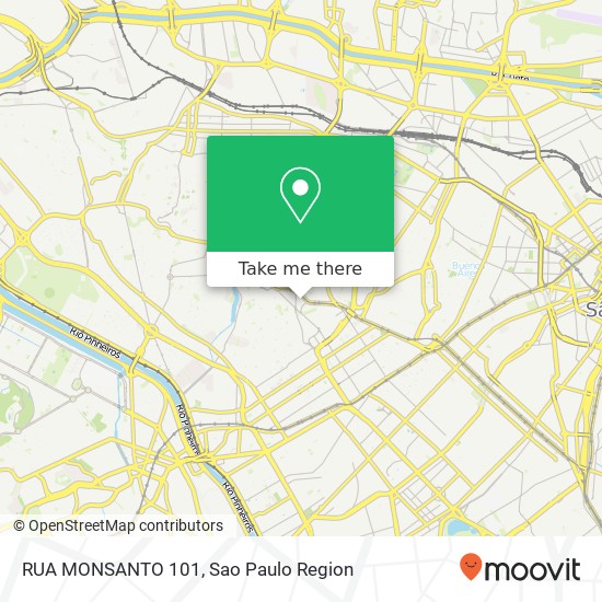 RUA MONSANTO 101 map