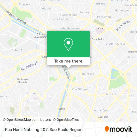 Rua Hans Nobiling 207 map