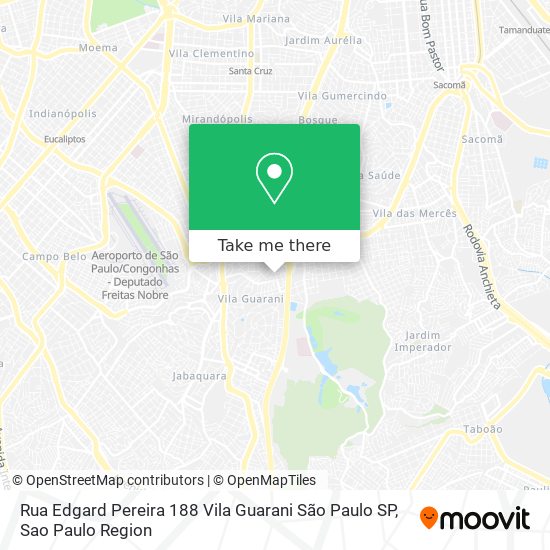 Rua Edgard Pereira  188   Vila Guarani   São Paulo   SP map