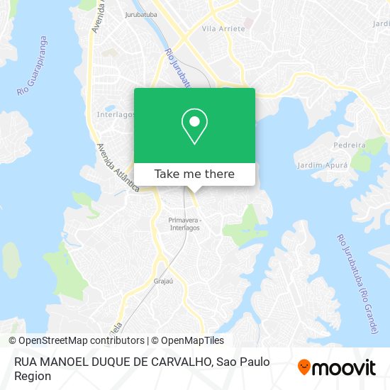 RUA MANOEL DUQUE DE CARVALHO map