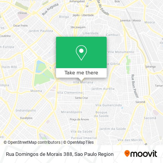 Rua Domingos de Morais 388 map