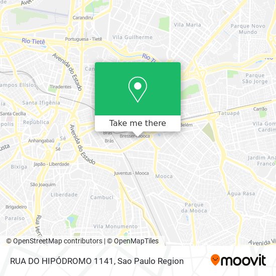 RUA DO HIPÓDROMO 1141 map
