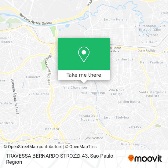 Mapa TRAVESSA BERNARDO STROZZI 43