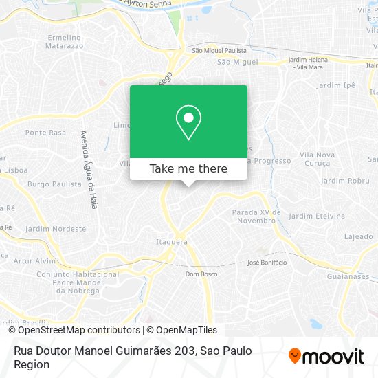 Rua Doutor Manoel Guimarães 203 map