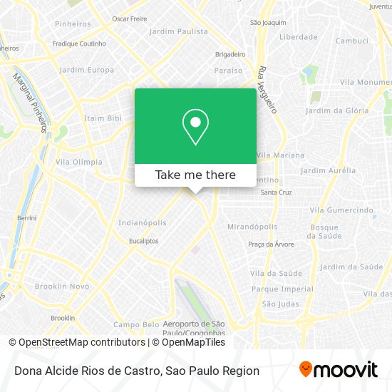 Dona Alcide Rios de Castro map