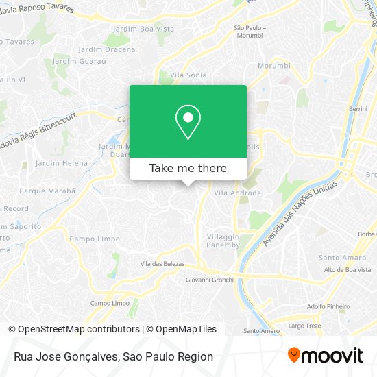 Rua Jose Gonçalves map