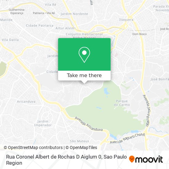 Mapa Rua Coronel Albert de Rochas D Aiglum 0