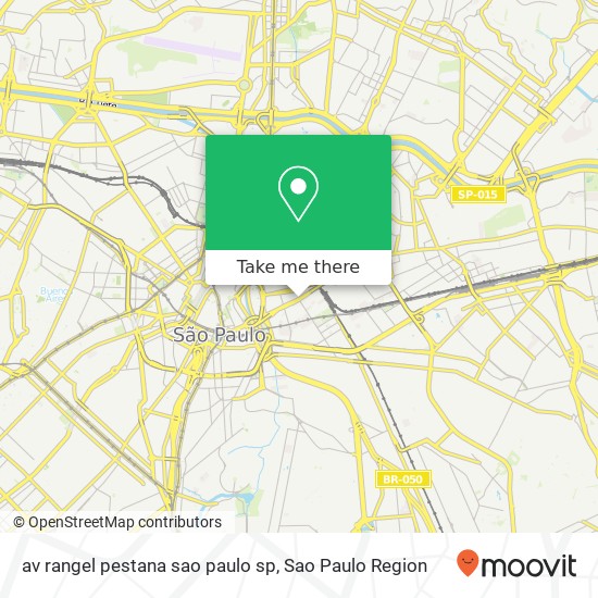 av rangel pestana  sao paulo  sp map