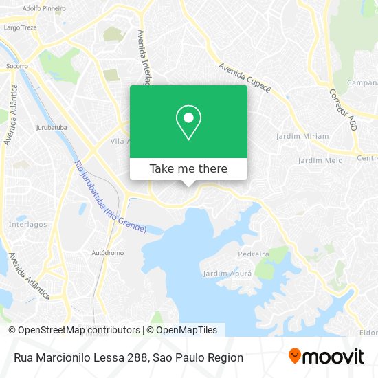 Rua Marcionilo Lessa 288 map