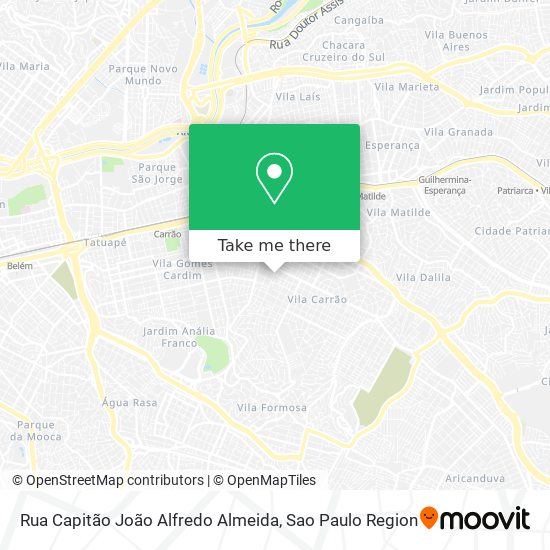 Rua Capitão João Alfredo Almeida map