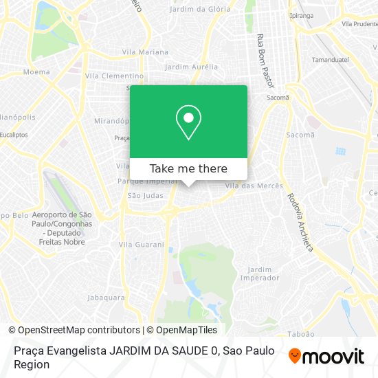 Praça Evangelista   JARDIM DA SAUDE 0 map
