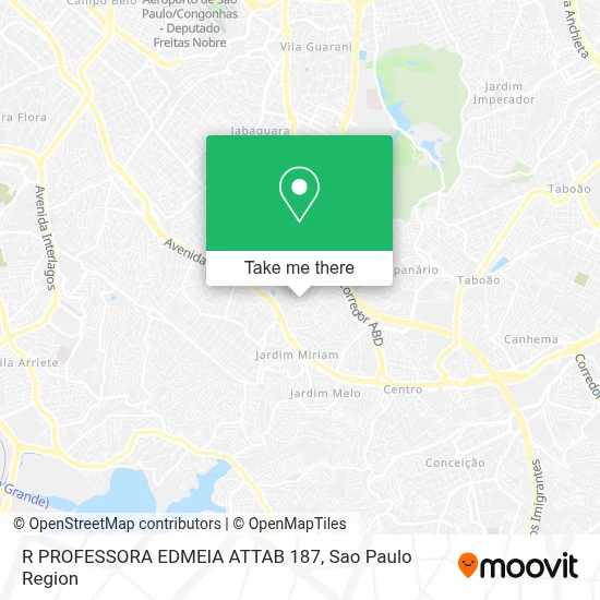 R PROFESSORA EDMEIA ATTAB 187 map