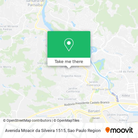 Avenida Moacir da Silveira 1515 map