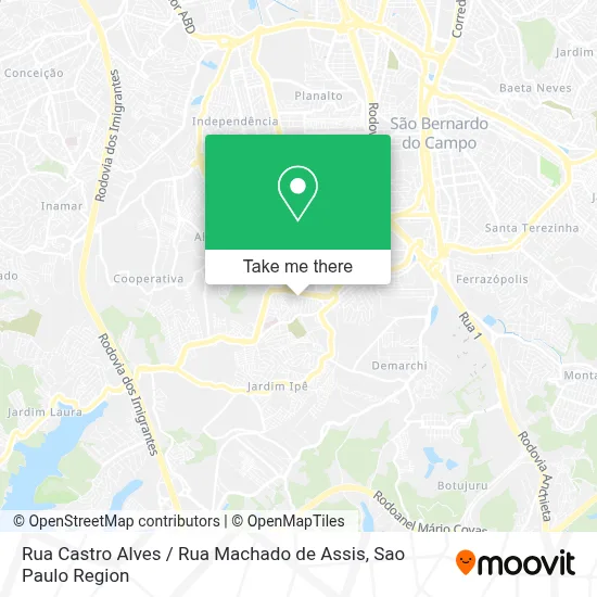 Rua Castro Alves / Rua Machado de Assis map