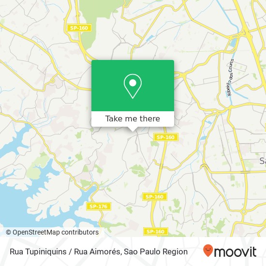 Mapa Rua Tupiniquins / Rua Aimorés