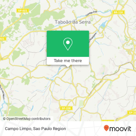 Campo Limpo map