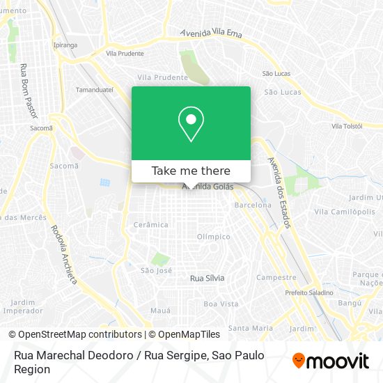 Rua Marechal Deodoro / Rua Sergipe map