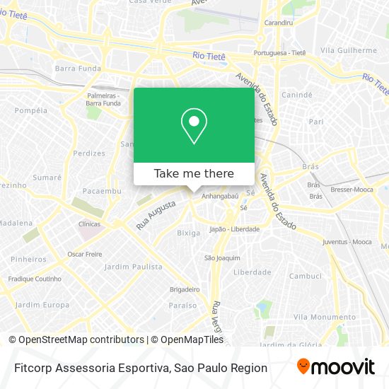 Fitcorp Assessoria Esportiva map