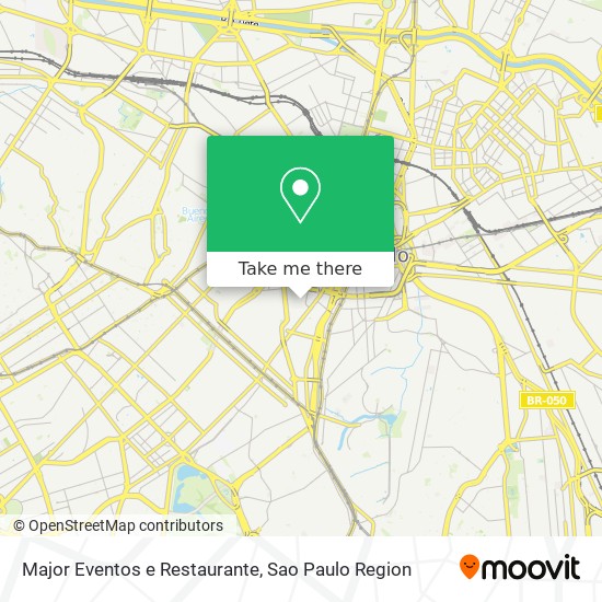 Major Eventos e Restaurante map