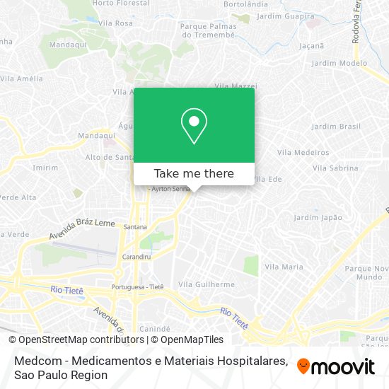 Medcom - Medicamentos e Materiais Hospitalares map
